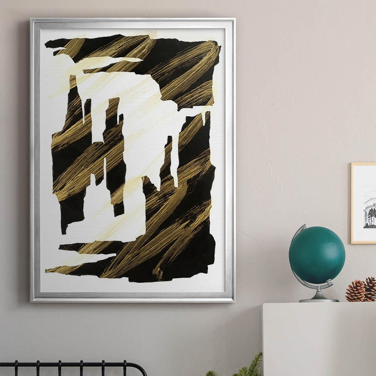 Onyx Obelisks II Premium Framed Print - Ready to Hang