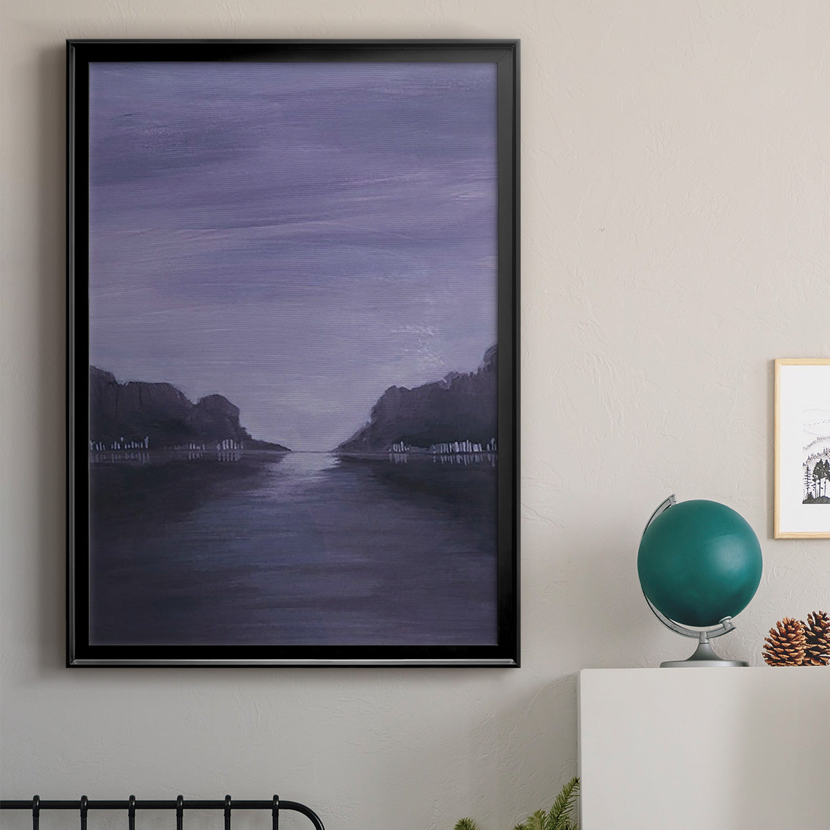 Amethyst Moonlight I Premium Framed Print - Ready to Hang
