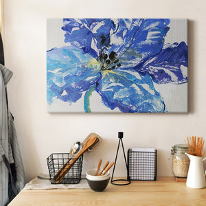 Fleur Bleue I Premium Gallery Wrapped Canvas - Ready to Hang