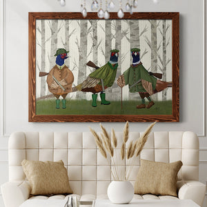 Pheasant Shooting Party Group 2-Premium Framed Canvas - Ready to Hang