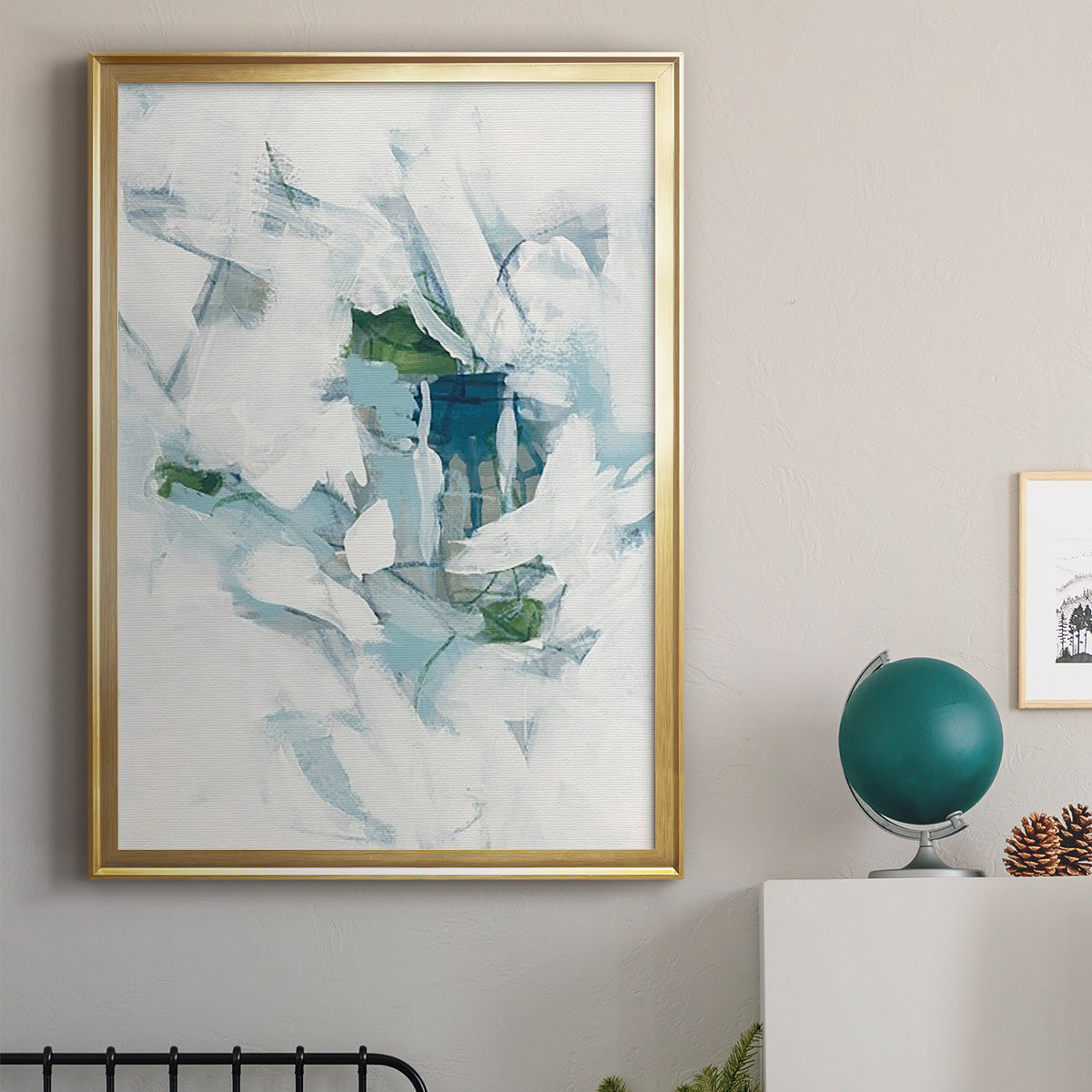 Ice Cavern III Premium Framed Print - Ready to Hang