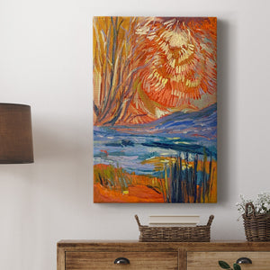 Cadmium Winter Solstice II Premium Gallery Wrapped Canvas - Ready to Hang