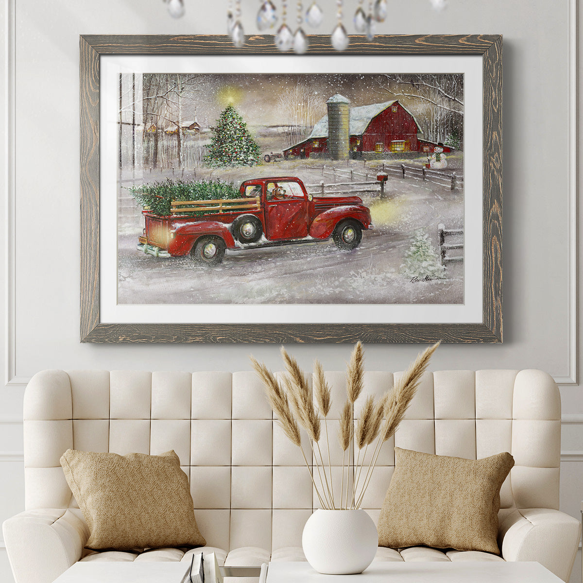 Making Christmas Memories-Premium Framed Print - Ready to Hang