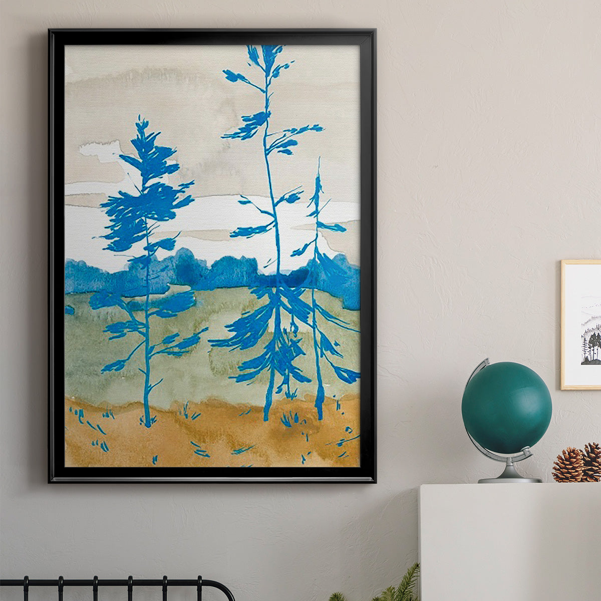 Cerulean Spruce II Premium Framed Print - Ready to Hang