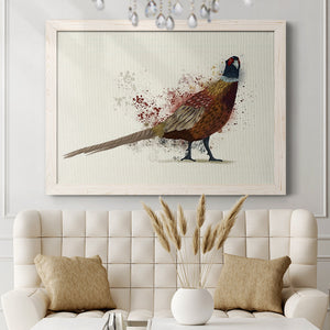 Pheasant Splash 2-Premium Framed Canvas - Ready to Hang