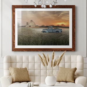 Evening Farm-Premium Framed Print - Ready to Hang