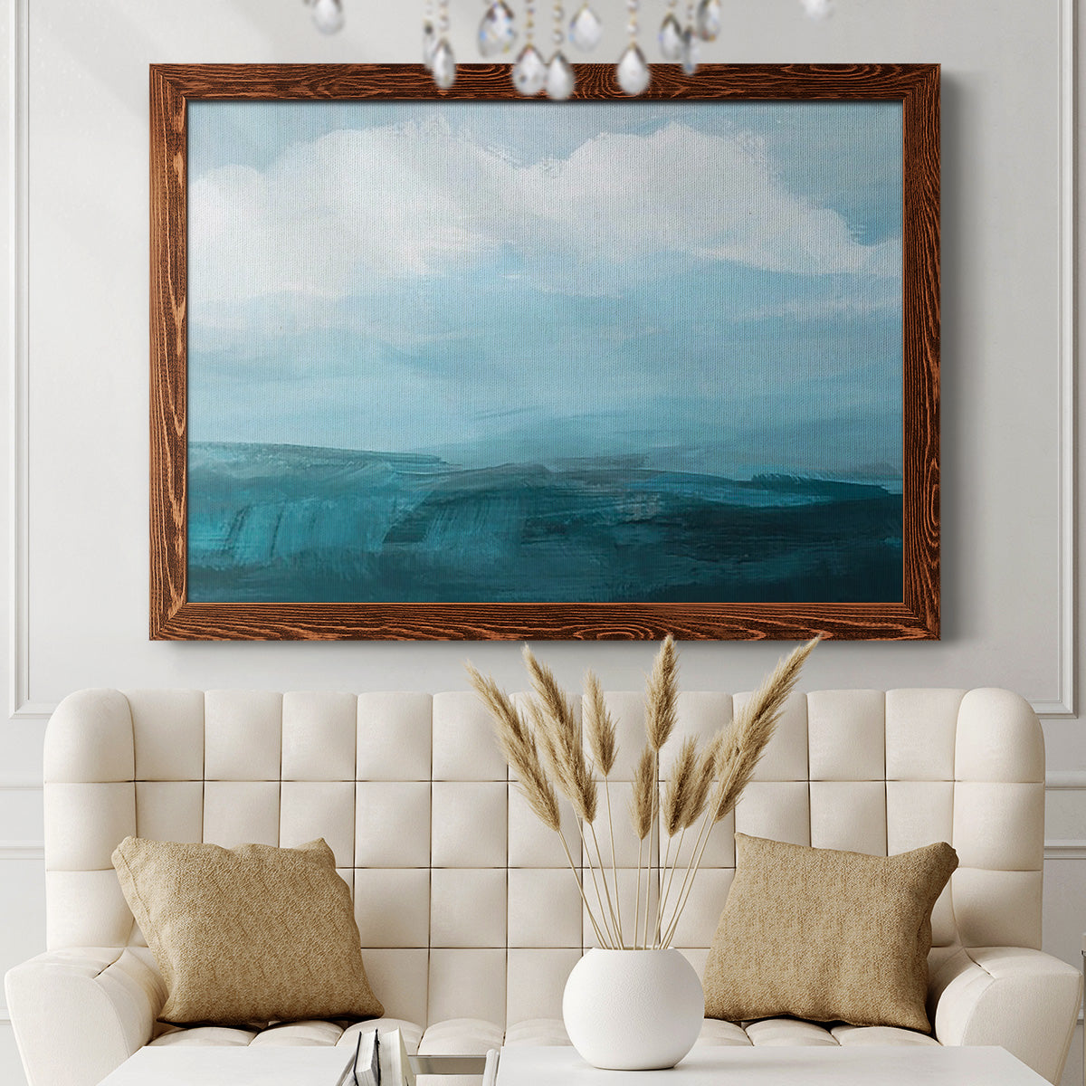 Azure Rising II-Premium Framed Canvas - Ready to Hang