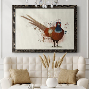 Pheasant Splash 7-Premium Framed Canvas - Ready to Hang