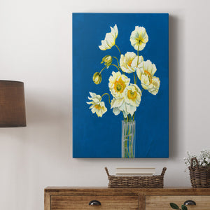 Ice Poppies Premium Gallery Wrapped Canvas - Ready to Hang