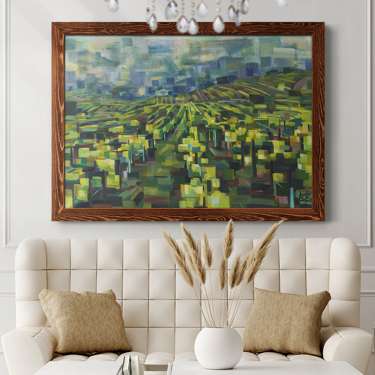 Yellow Grapevines Forever-Premium Framed Canvas - Ready to Hang