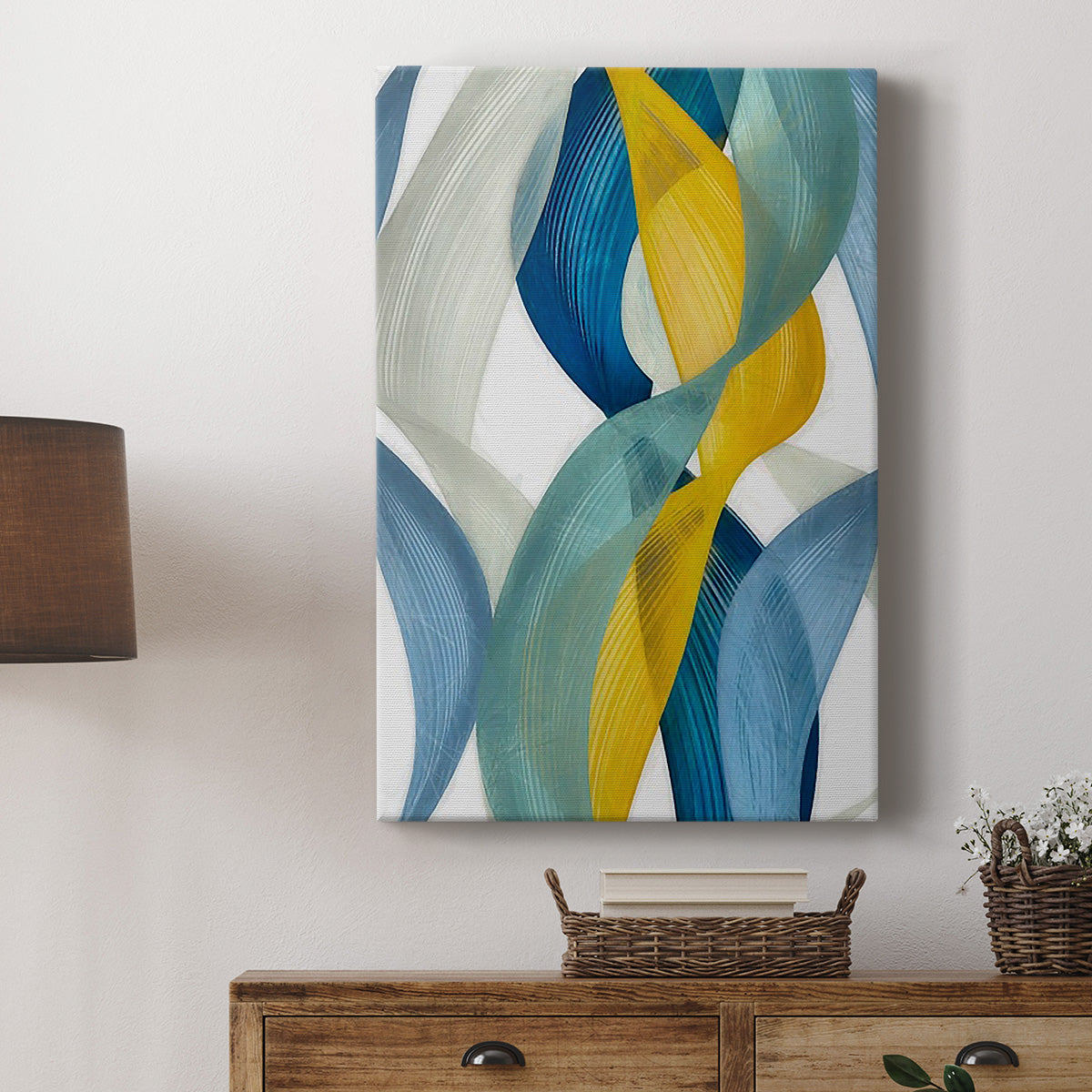 Horizontal Bands II Premium Gallery Wrapped Canvas - Ready to Hang