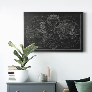 MONDE MAP - Canvas Art Print