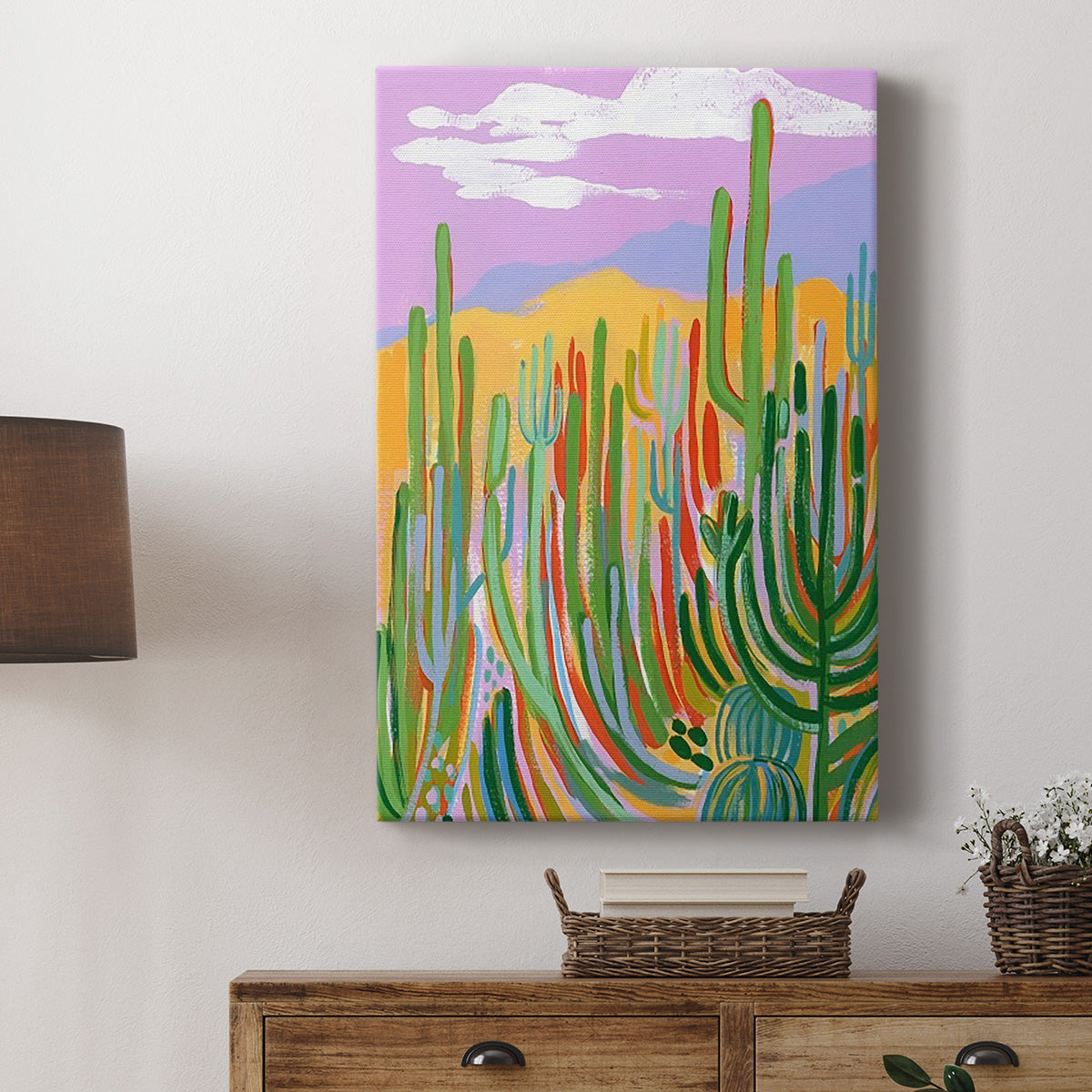 Lavender Desert II Premium Gallery Wrapped Canvas - Ready to Hang