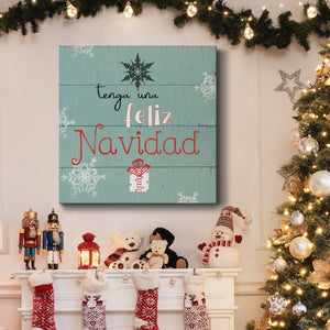 Feliz Navidad-Premium Gallery Wrapped Canvas - Ready to Hang