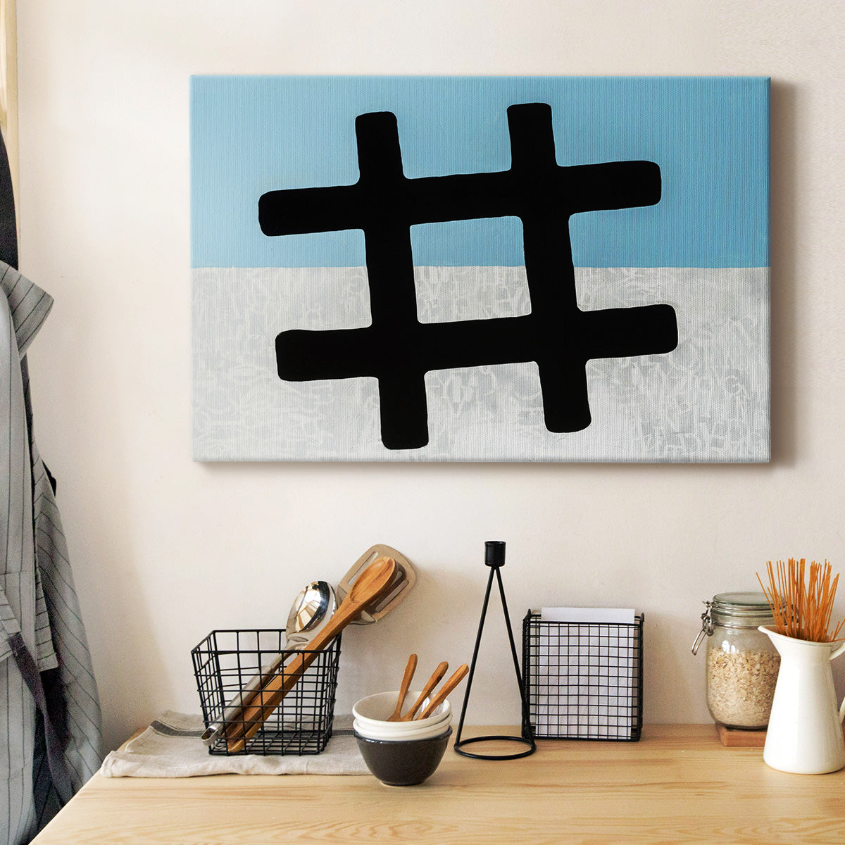 Hashtag Premium Gallery Wrapped Canvas - Ready to Hang