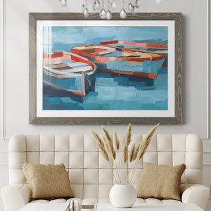 Primary Boats II-Premium Framed Print - Ready to Hang