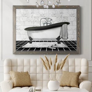 Modern Bath II-Premium Framed Canvas - Ready to Hang