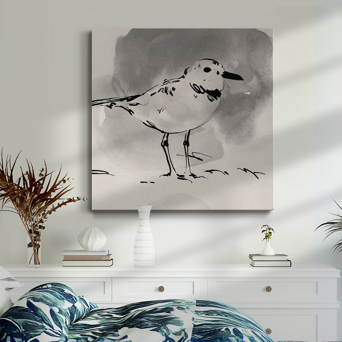 Inky Plover III-Premium Gallery Wrapped Canvas - Ready to Hang