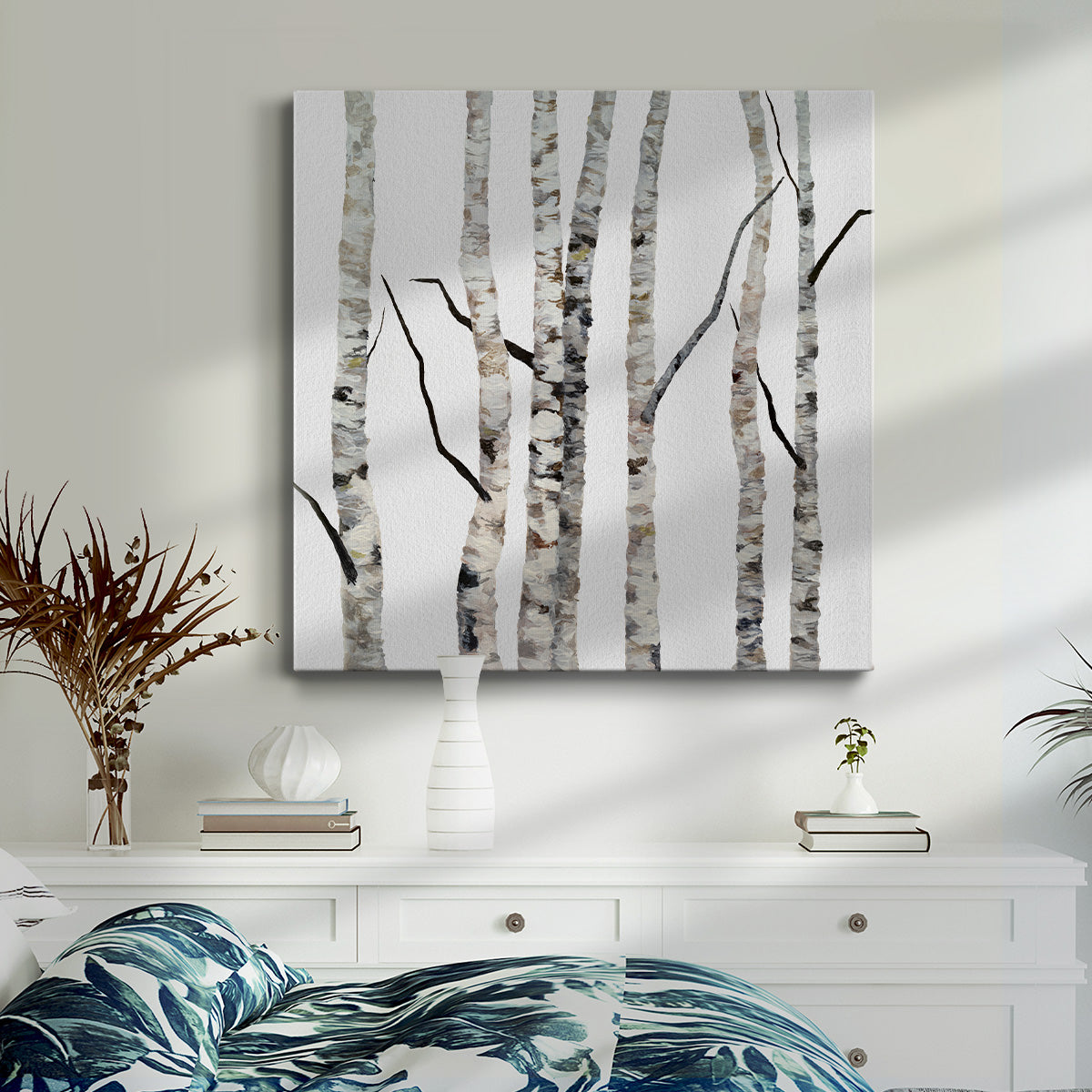 Birch Trees II-Premium Gallery Wrapped Canvas - Ready to Hang