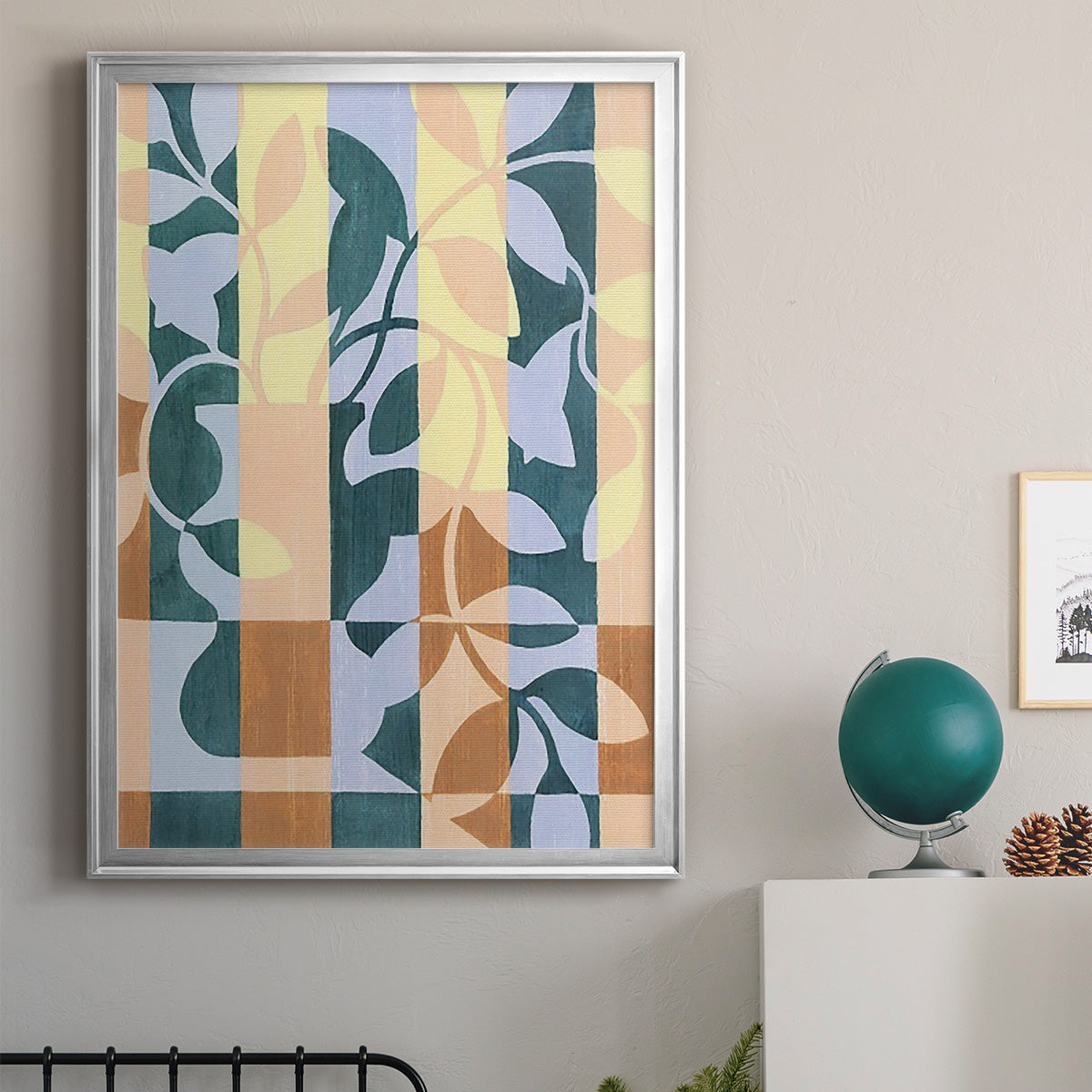 Checkered Cutting II Premium Framed Print - Ready to Hang