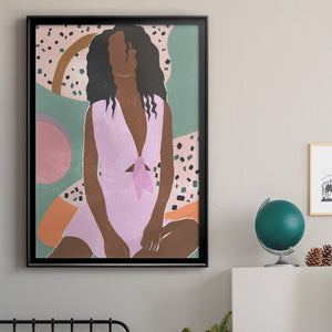Curly Lady III Premium Framed Print - Ready to Hang