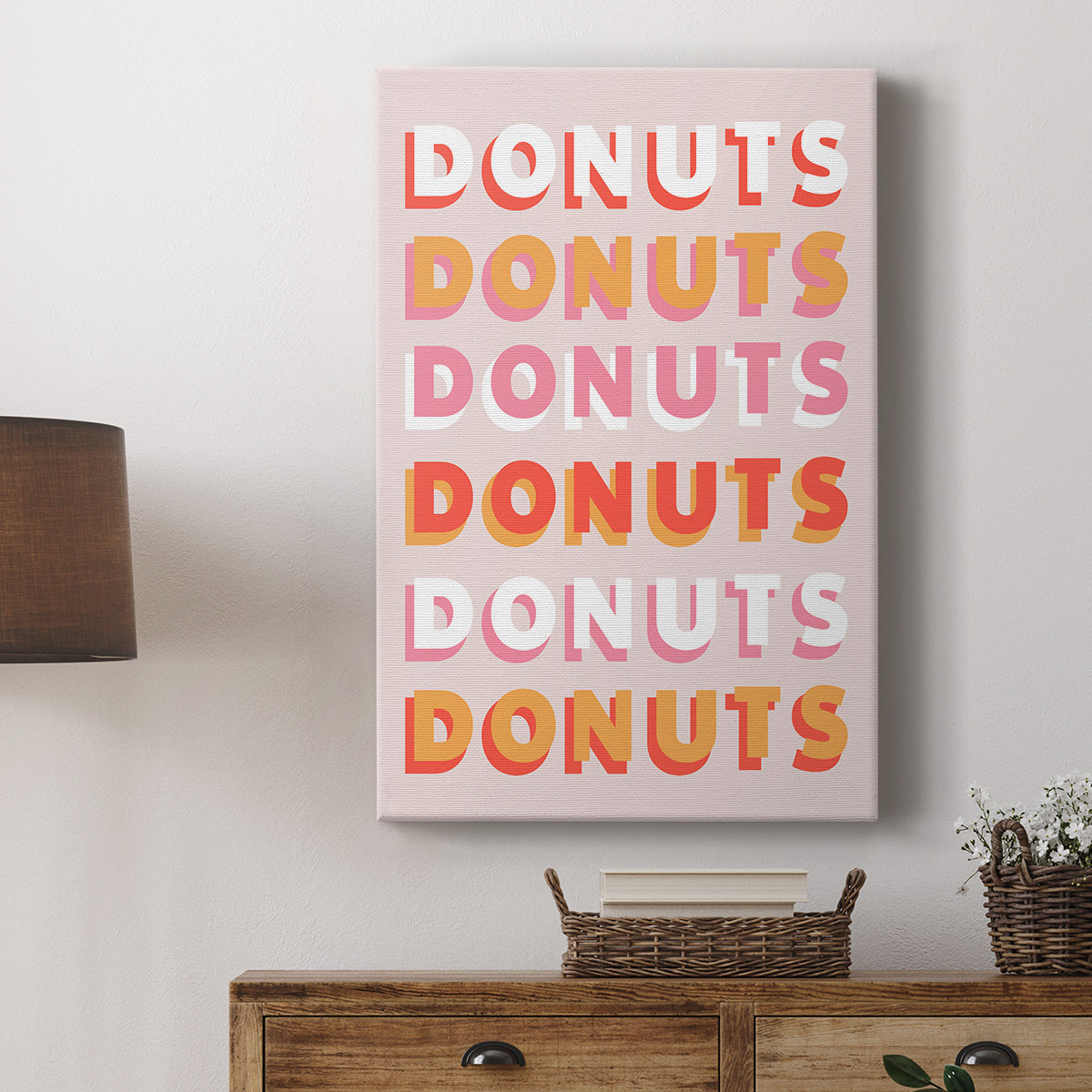 Donuts Premium Gallery Wrapped Canvas - Ready to Hang