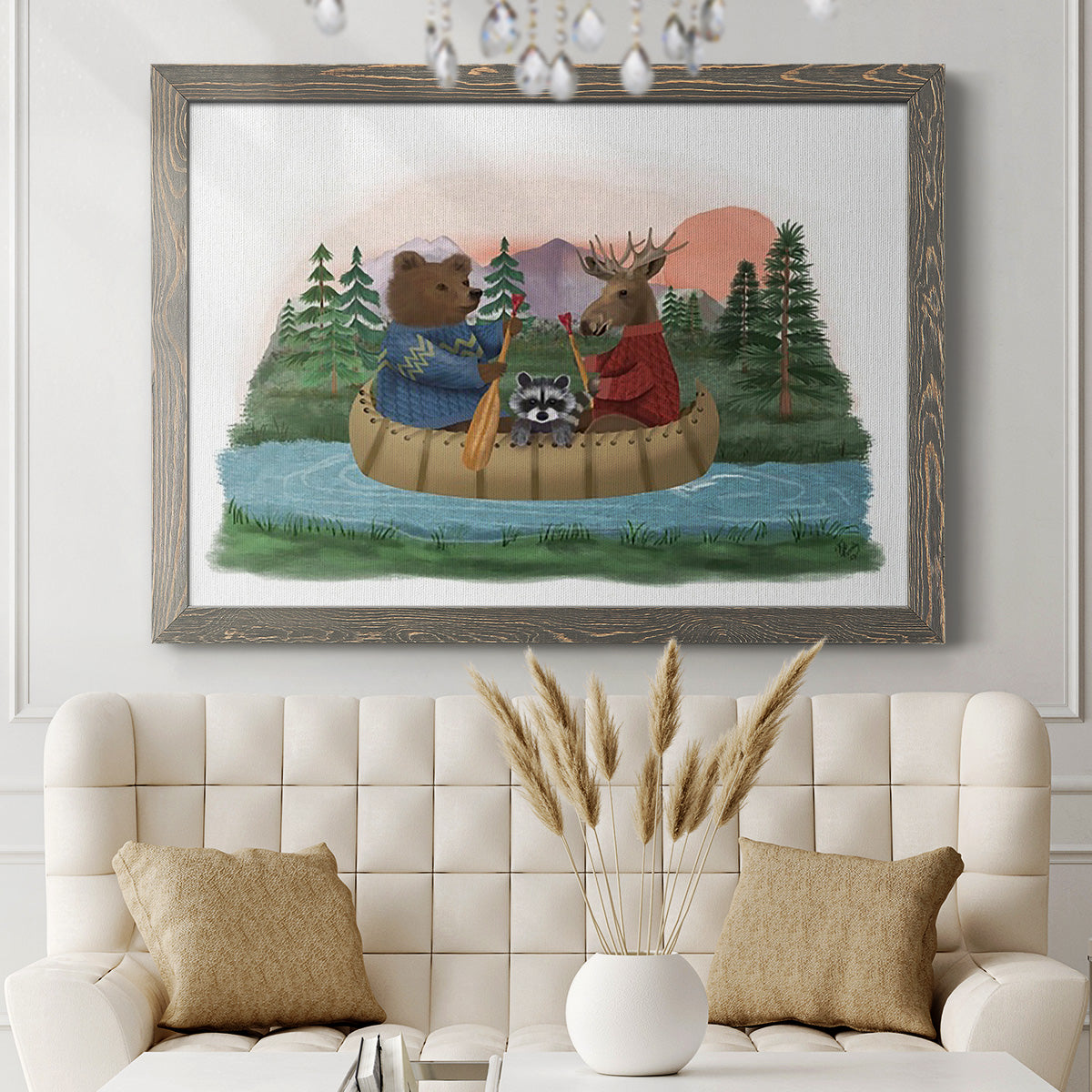 River Trip-Premium Framed Canvas - Ready to Hang