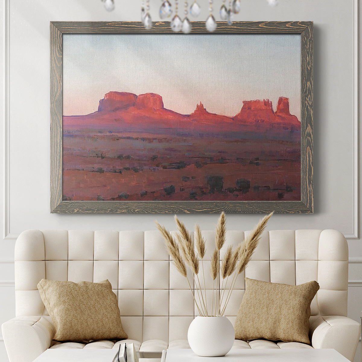 Red Rocks at Dusk II-Premium Framed Canvas - Ready to Hang