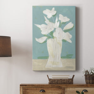 Muted Spring Arrangement I Premium Gallery Wrapped Canvas - Ready to Hang
