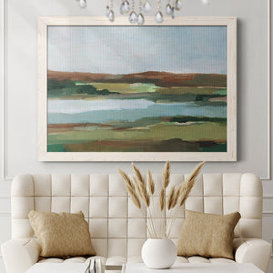 Autumn River Crossing II-Premium Framed Canvas - Ready to Hang