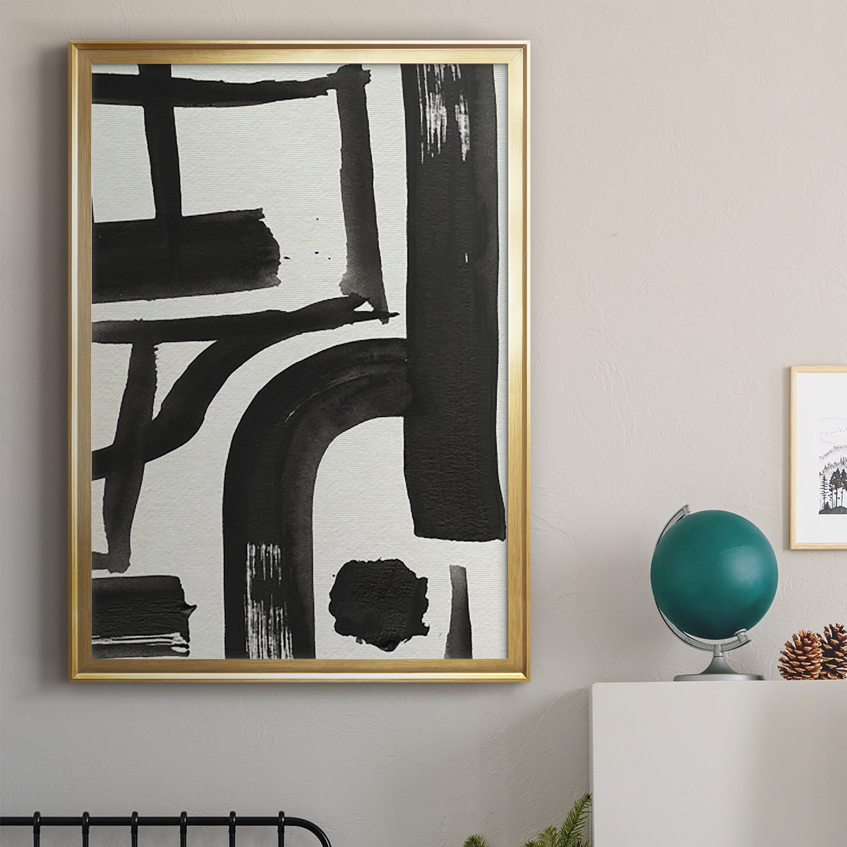 Inkwell Intersect I Premium Framed Print - Ready to Hang