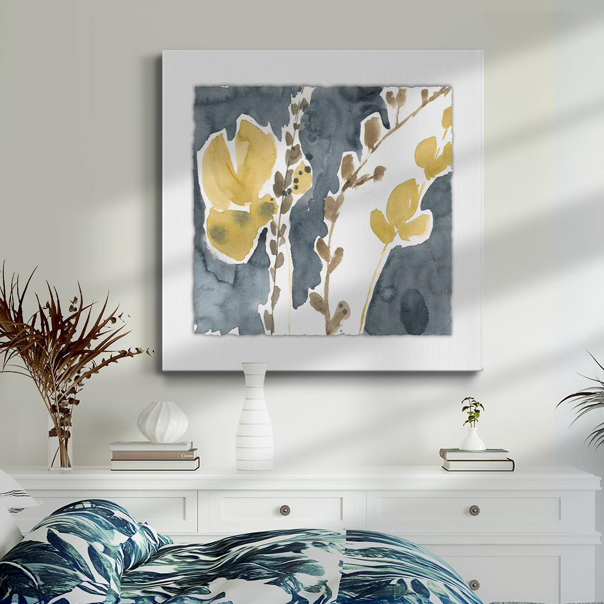 Branch Contours V-Premium Gallery Wrapped Canvas - Ready to Hang