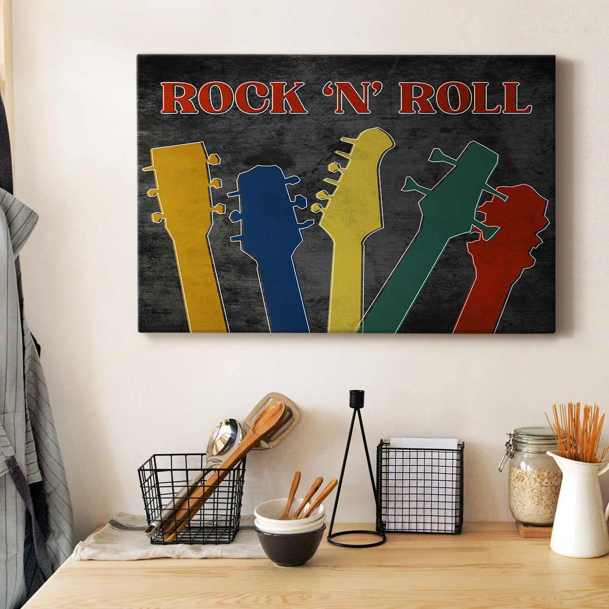 Rock and Roll Premium Gallery Wrapped Canvas - Ready to Hang