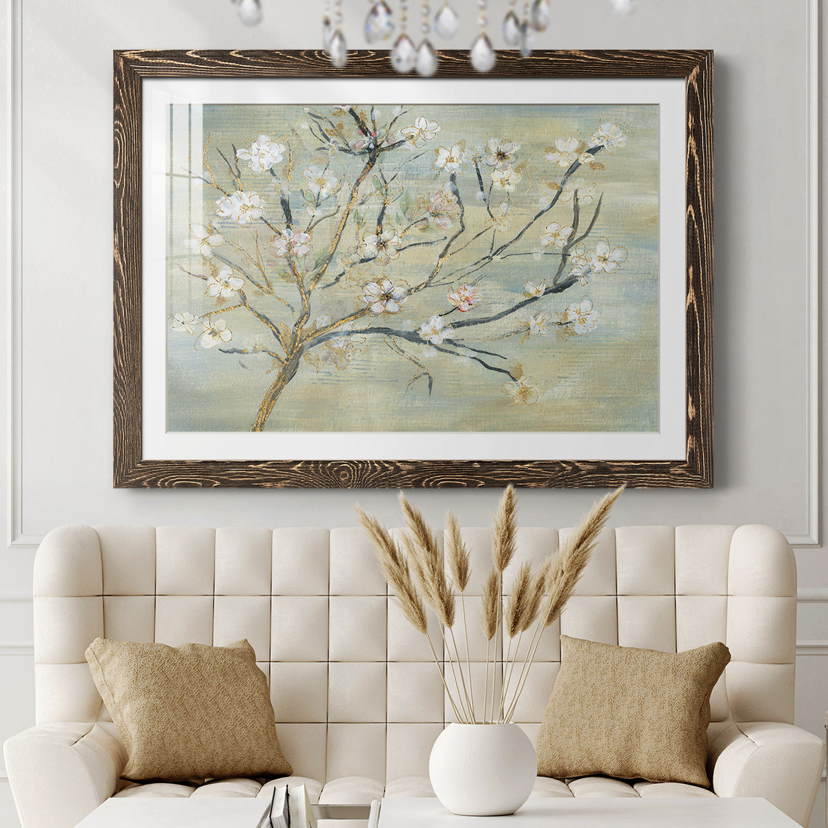 Blossoms & Spring Rain-Premium Framed Print - Ready to Hang