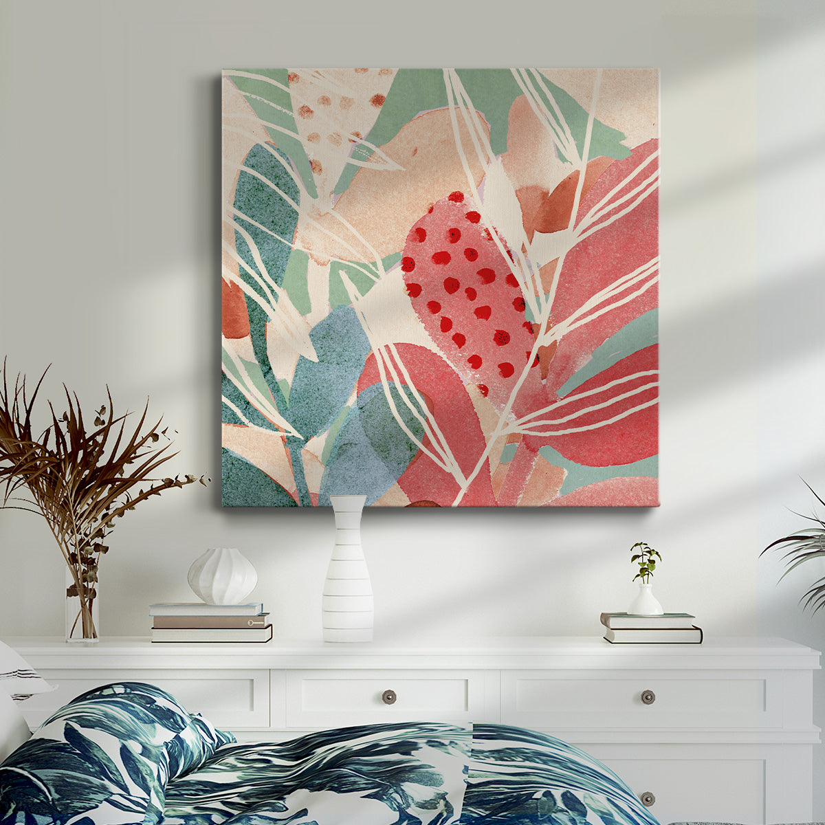 Tropical Assemblage I-Premium Gallery Wrapped Canvas - Ready to Hang