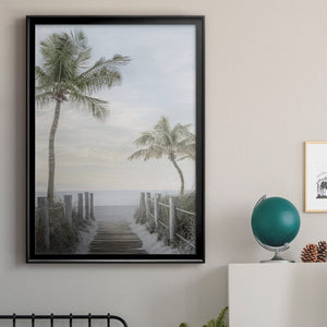 Palm Walk Premium Framed Print - Ready to Hang