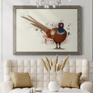 Pheasant Splash 7-Premium Framed Canvas - Ready to Hang