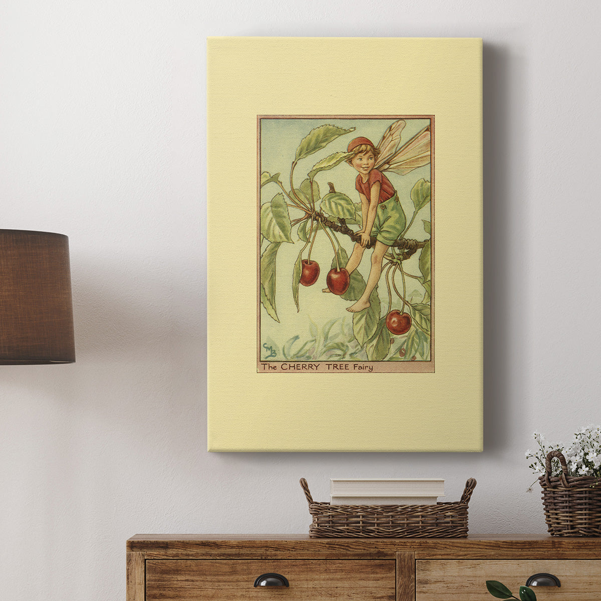 The Cherry Tree Fairy Premium Gallery Wrapped Canvas - Ready to Hang