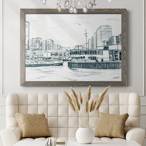 Ferryboats III-Premium Framed Canvas - Ready to Hang