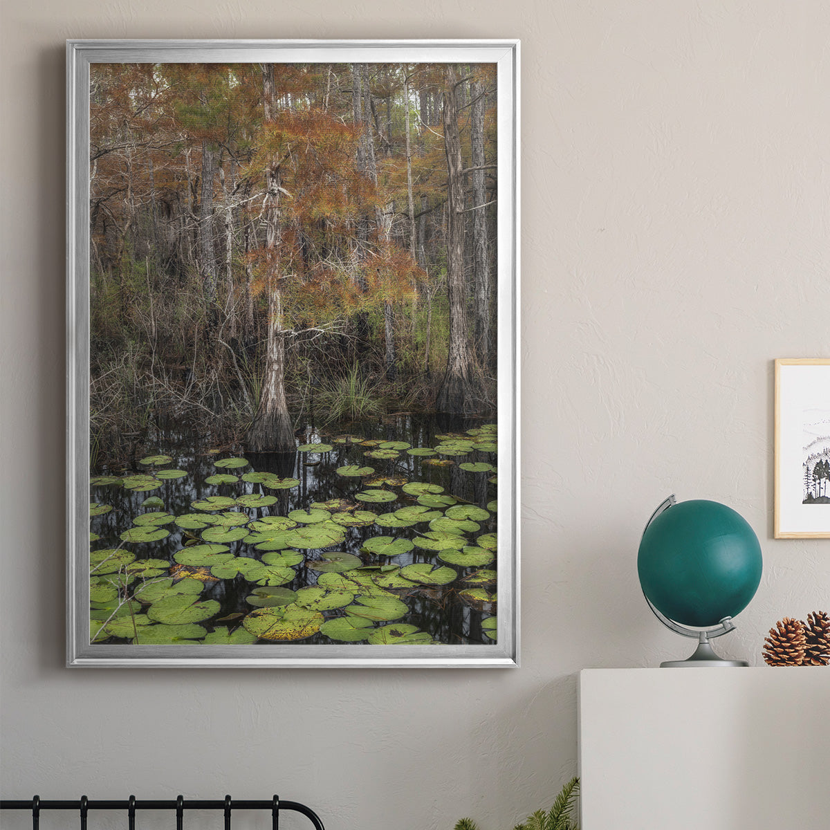 Black Water I Premium Framed Print - Ready to Hang