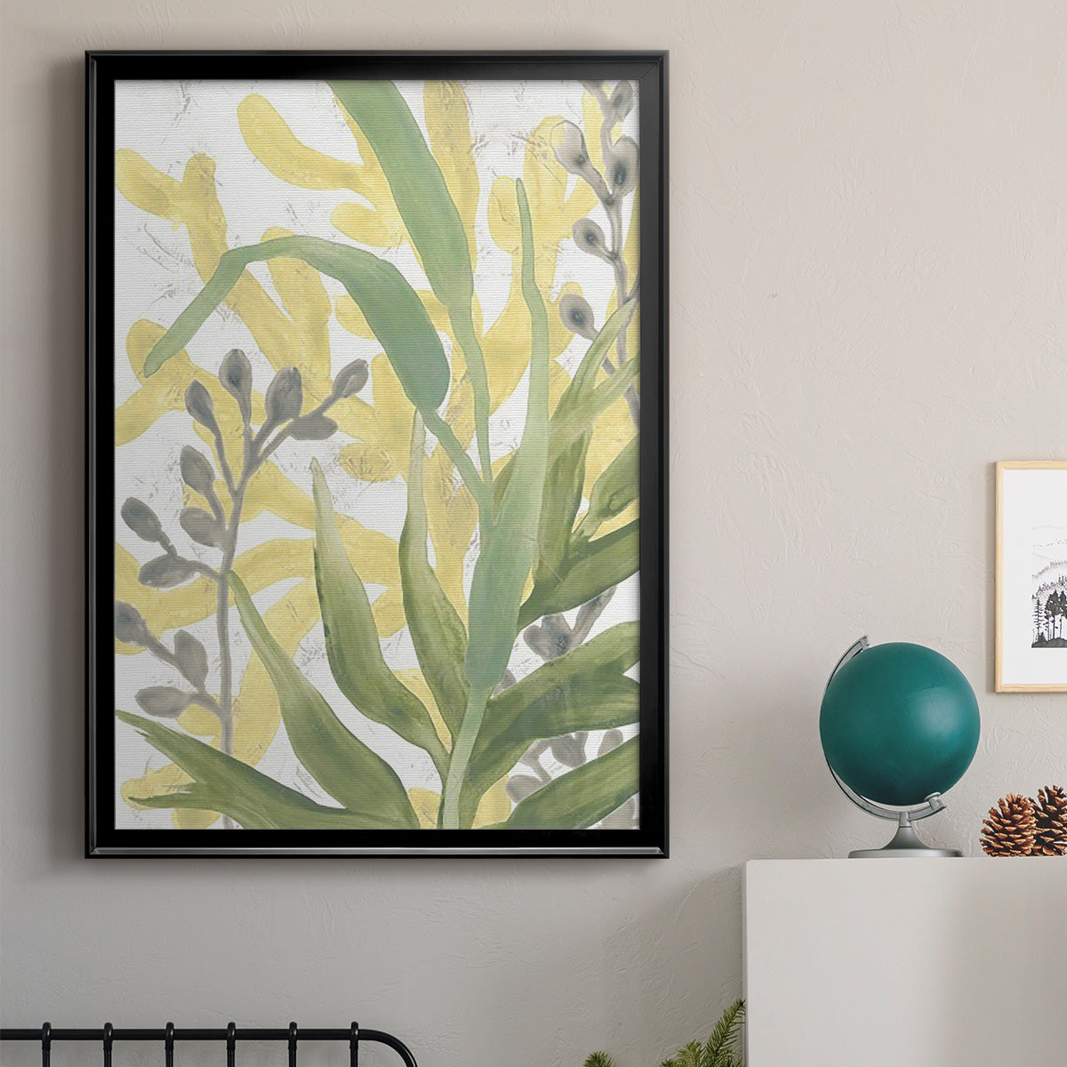 Sea Grass Fresco I Premium Framed Print - Ready to Hang