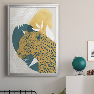 Sepia Botanical Journal I - Modern Framed Canvas Print