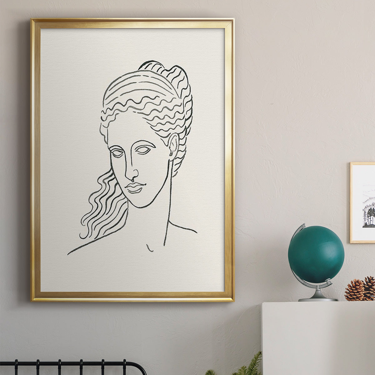 Greek Busts II Premium Framed Print - Ready to Hang