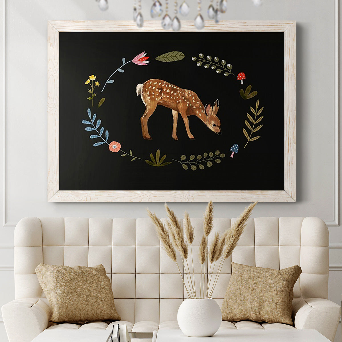 Critter & Foliage III-Premium Framed Canvas - Ready to Hang