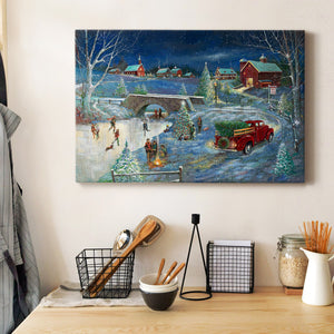 Warm Holiday Memories Premium Gallery Wrapped Canvas - Ready to Hang