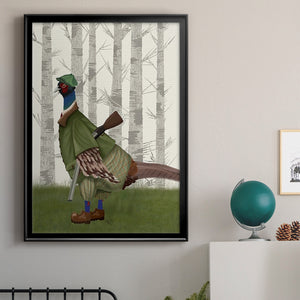 Pheasant Shooting Party 1 Premium Framed Print - Ready to Hang