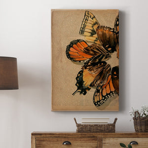 Winged Wreath II Premium Gallery Wrapped Canvas - Ready to Hang