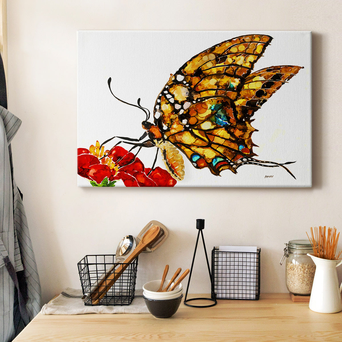 Wings II Premium Gallery Wrapped Canvas - Ready to Hang