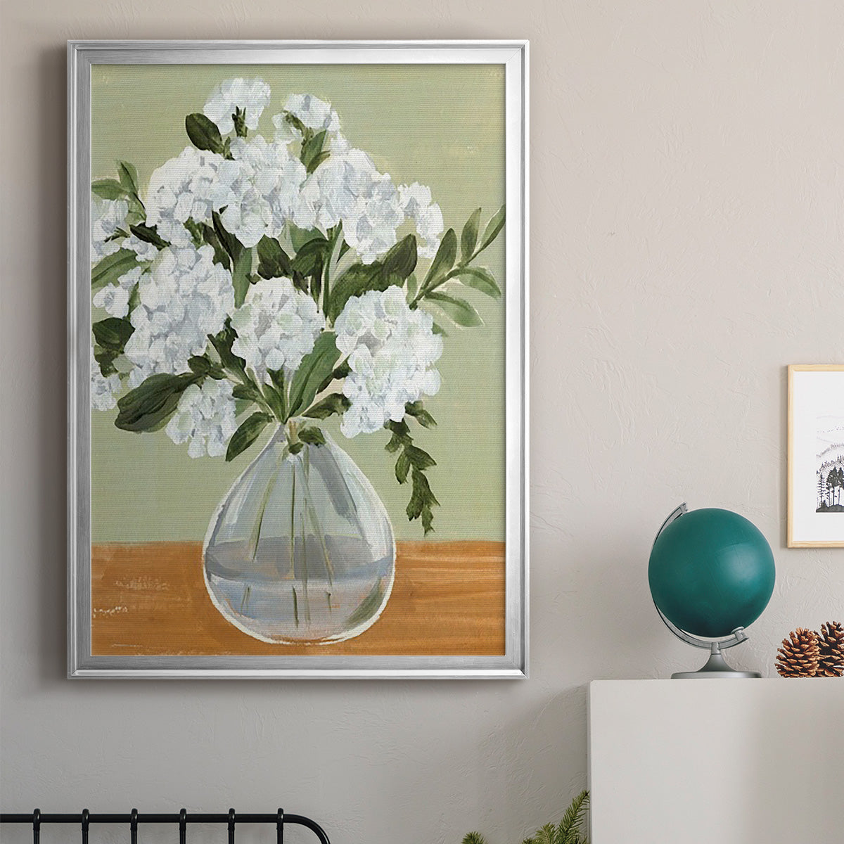 Vased Viburnum I Premium Framed Print - Ready to Hang