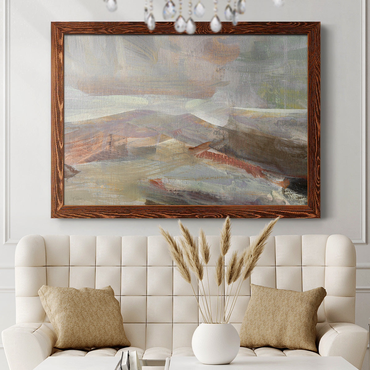 Distant Canyon-Premium Framed Canvas - Ready to Hang